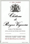 Ch�teau de Rayne-Vigneau - Sauternes 2018