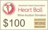 American Heart Association - $100 Auction Donation 0