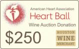 American Heart Association - $250 Auction Donation 0